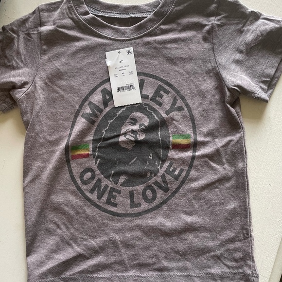 BOB MARLEY "ONE LOVE" TODDLER UNISEX T SHIRT SIZE 3T NWT - Picture 1 of 5